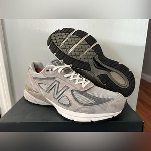 New Balance 990v4 W990GL4 Running Shoe Gray Womens Size 12 / 11 mens Preowned